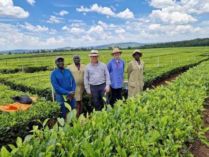 The project team om site in Kenya. Image: Cranfield University